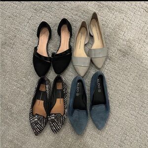 Bundle of Women’s Shoes 4 pairs of flats Size 7.5